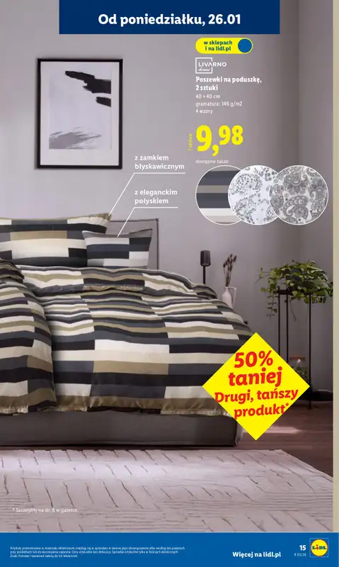 Lidl - gazetka promocyjna Katalog od poniedziałku 26.01 do soboty 31.01 - strona 15