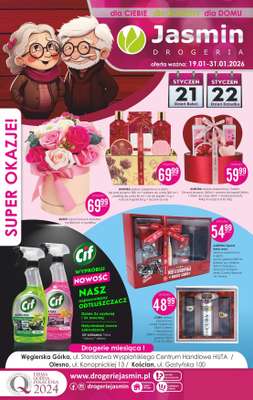Drogerie Jasmin - gazetka promocyjna Gazetka od poniedziałku 19.01 do soboty 31.01