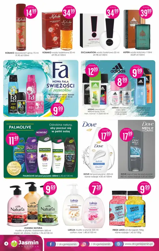 Drogerie Jasmin - gazetka promocyjna Gazetka od poniedziałku 19.01 do soboty 31.01 - strona 6