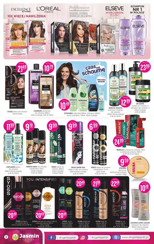 Drogerie Jasmin - gazetka promocyjna Gazetka od poniedziałku 19.01 do soboty 31.01 - strona 2