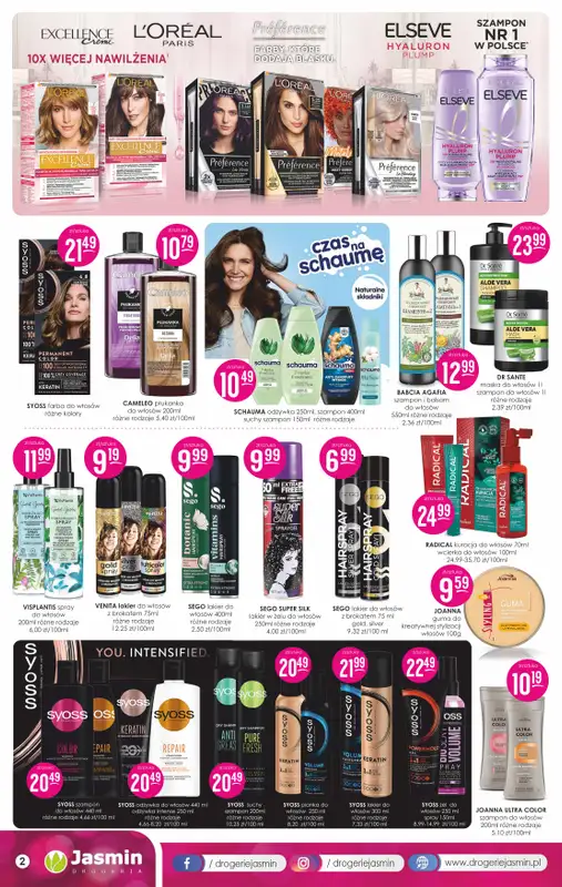 Drogerie Jasmin - gazetka promocyjna Gazetka od poniedziałku 19.01 do soboty 31.01 - strona 2