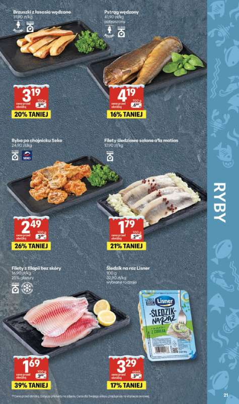 Delikatesy Centrum - gazetka promocyjna Gazetka  do środy 28.01 - strona 21