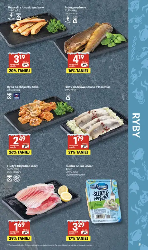 Delikatesy Centrum - gazetka promocyjna Gazetka  do środy 28.01 - strona 21