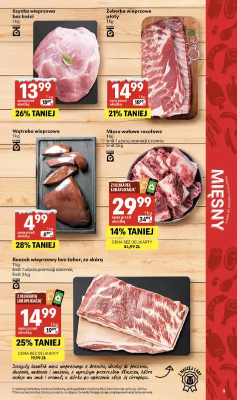 Delikatesy Centrum - gazetka promocyjna Gazetka  do środy 28.01 - strona 9