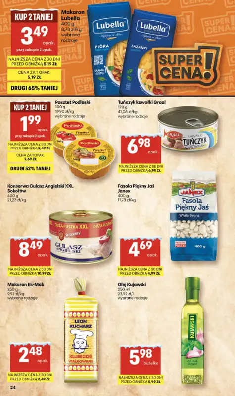 Delikatesy Centrum - gazetka promocyjna Gazetka  do środy 28.01 - strona 24