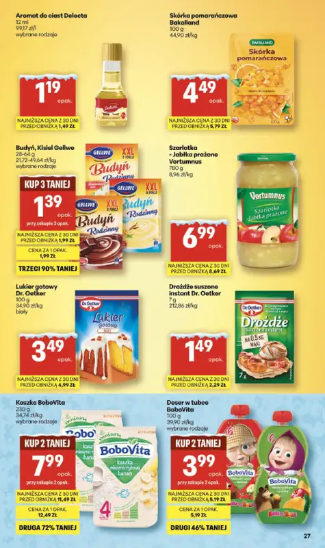 Delikatesy Centrum - gazetka promocyjna Gazetka  do środy 28.01 - strona 27
