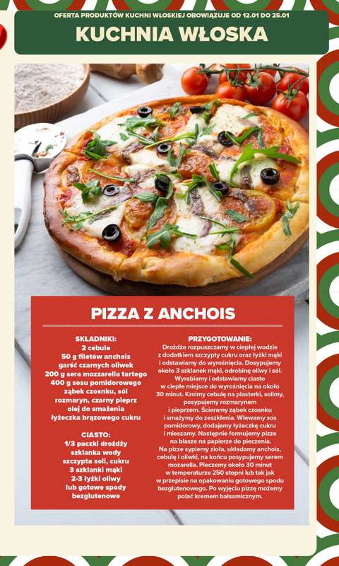 Carrefour - gazetka promocyjna Gazetka Kuchnia Włoska od poniedziałku 12.01 do niedzieli 25.01 - strona 5