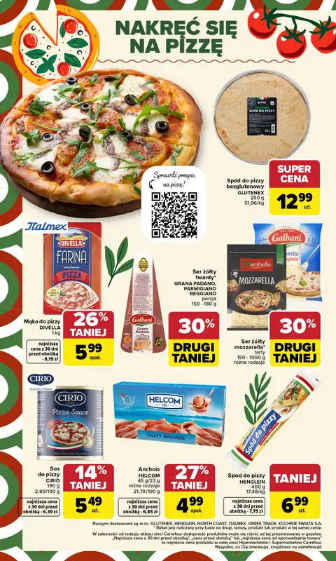 Carrefour Market - gazetka promocyjna Gazetka Kuchnia Włoska od poniedziałku 12.01 do niedzieli 25.01 - strona 4