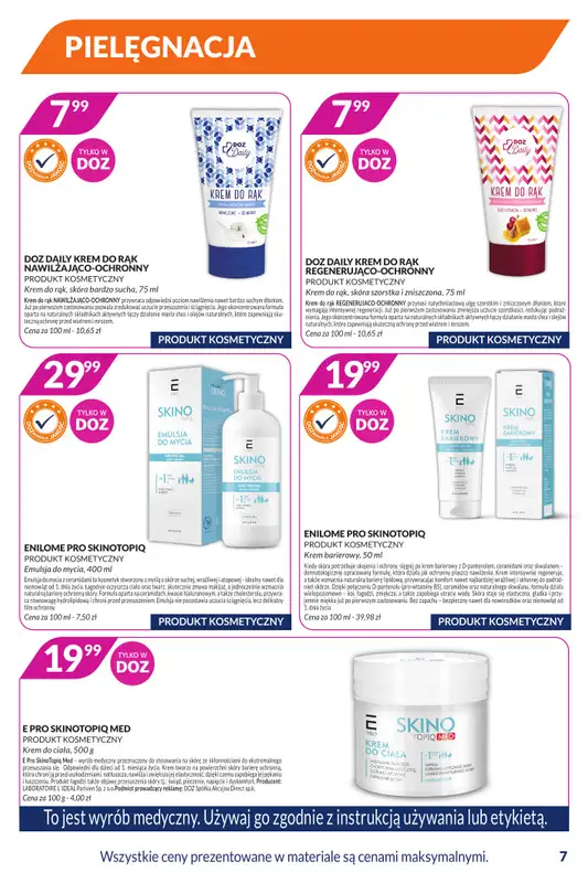 DOZ.PL - gazetka promocyjna Gazetka od poniedziałku 19.01 do niedzieli 01.02 - strona 7