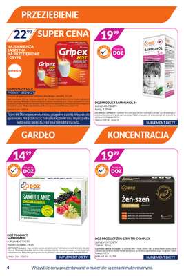 DOZ.PL - gazetka promocyjna Gazetka od poniedziałku 19.01 do niedzieli 01.02 - strona 4