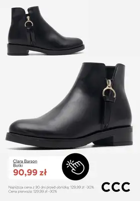 CCC - gazetka promocyjna EXTRA -20% na zimowe buty i akcesoria przy zakupie min. 2 produktów od poniedziałku 19.01  - strona 7