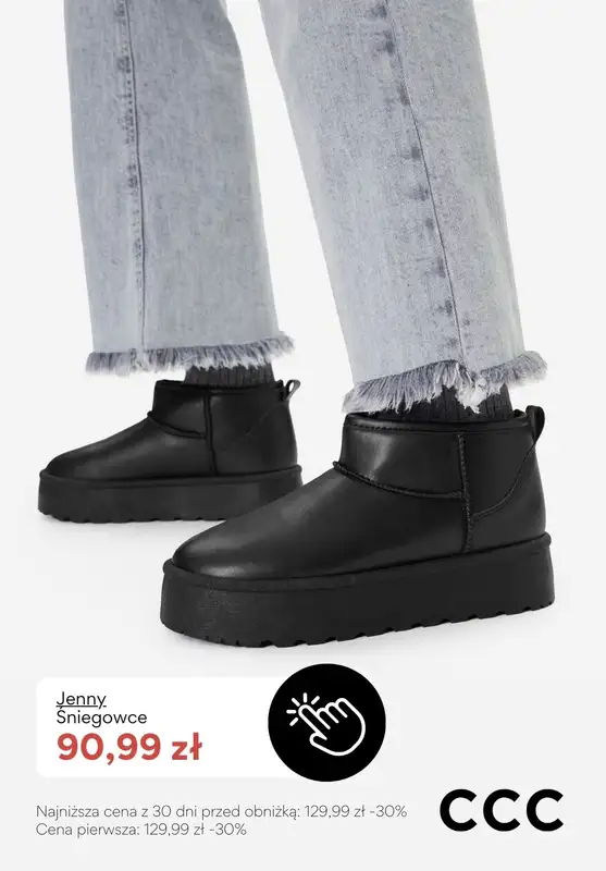 CCC - gazetka promocyjna EXTRA -20% na zimowe buty i akcesoria przy zakupie min. 2 produktów od poniedziałku 19.01  - strona 4