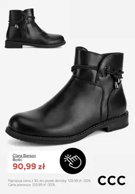 CCC - gazetka promocyjna EXTRA -20% na zimowe buty i akcesoria przy zakupie min. 2 produktów od poniedziałku 19.01  - strona 6