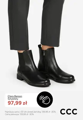 CCC - gazetka promocyjna EXTRA -20% na zimowe buty i akcesoria przy zakupie min. 2 produktów od poniedziałku 19.01  - strona 10