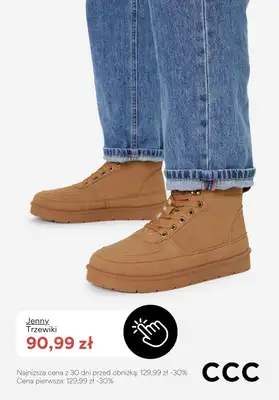CCC - gazetka promocyjna EXTRA -20% na zimowe buty i akcesoria przy zakupie min. 2 produktów od poniedziałku 19.01  - strona 8