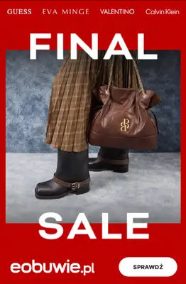 eobuwie.pl - gazetka promocyjna FINAL SALE od poniedziałku 19.01 do poniedziałku 02.02