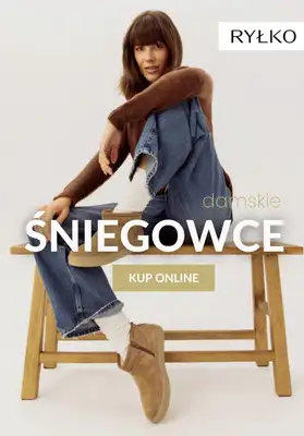 Ryłko - gazetka promocyjna Śniegowce damskie - PROMOCJE od poniedziałku 19.01 