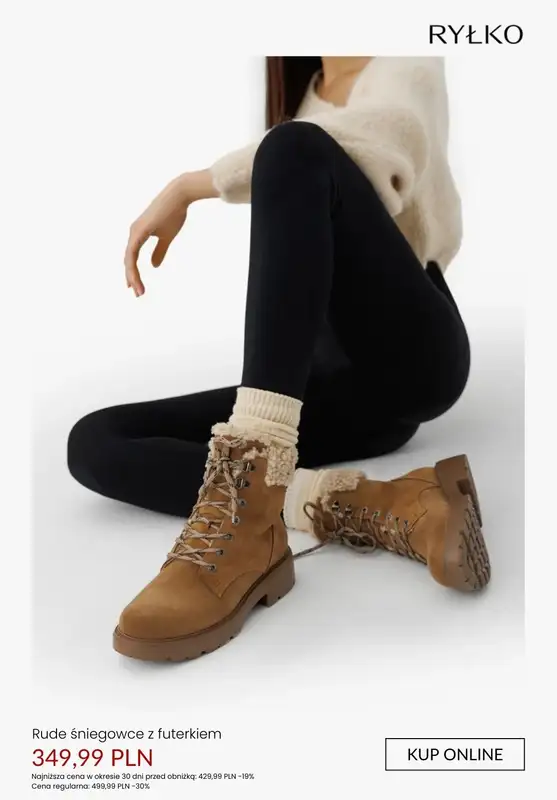 Ryłko - gazetka promocyjna Śniegowce damskie - PROMOCJE od poniedziałku 19.01  - strona 8