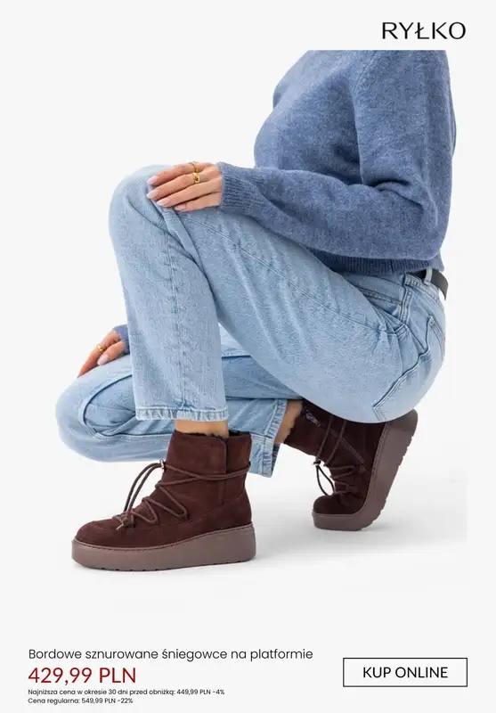 Ryłko - gazetka promocyjna Śniegowce damskie - PROMOCJE od poniedziałku 19.01  - strona 5