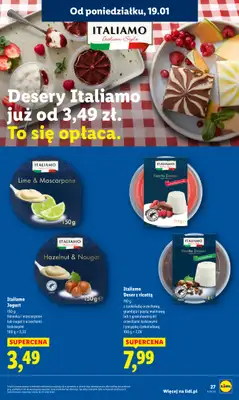 Lidl - gazetka promocyjna Oferta od poniedziałku od poniedziałku 19.01 do środy 21.01 - strona 27