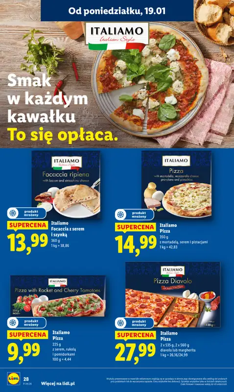Lidl - gazetka promocyjna Oferta od poniedziałku od poniedziałku 19.01 do środy 21.01 - strona 28