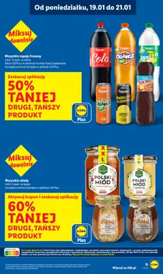 Lidl - gazetka promocyjna Oferta od poniedziałku od poniedziałku 19.01 do środy 21.01 - strona 11