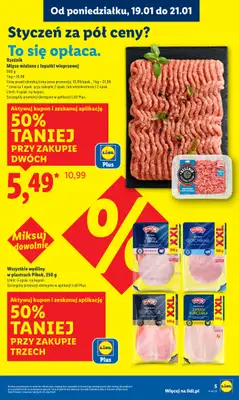 Lidl - gazetka promocyjna Oferta od poniedziałku od poniedziałku 19.01 do środy 21.01 - strona 5