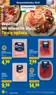 Lidl - gazetka promocyjna Oferta od poniedziałku od poniedziałku 19.01 do środy 21.01 - strona 30