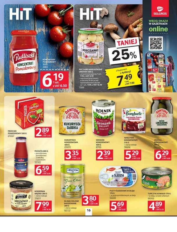 Selgros - gazetka promocyjna Oferta spożywcza od czwartku 22.01 do środy 04.02 - strona 16