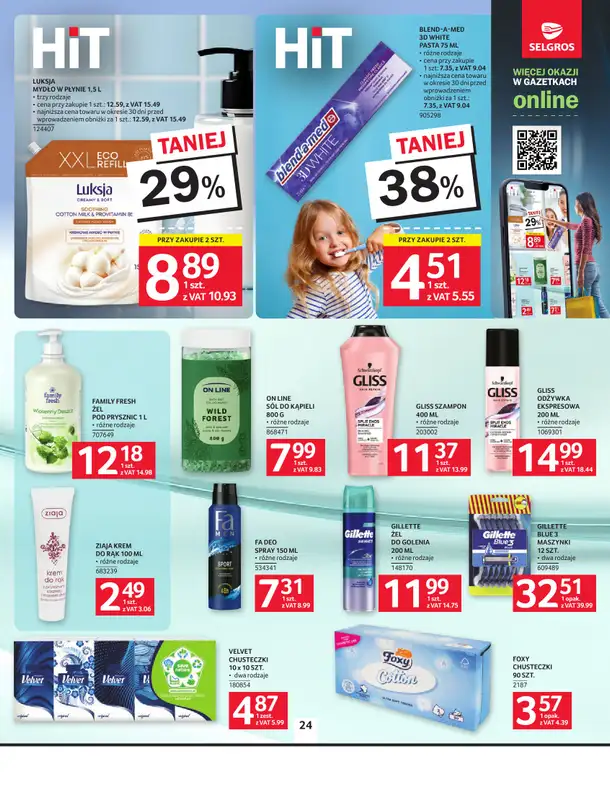 Selgros - gazetka promocyjna Oferta spożywcza od czwartku 22.01 do środy 04.02 - strona 24