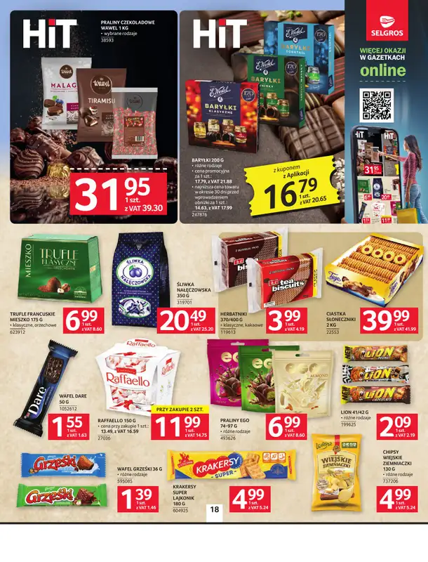 Selgros - gazetka promocyjna Oferta spożywcza od czwartku 22.01 do środy 04.02 - strona 18