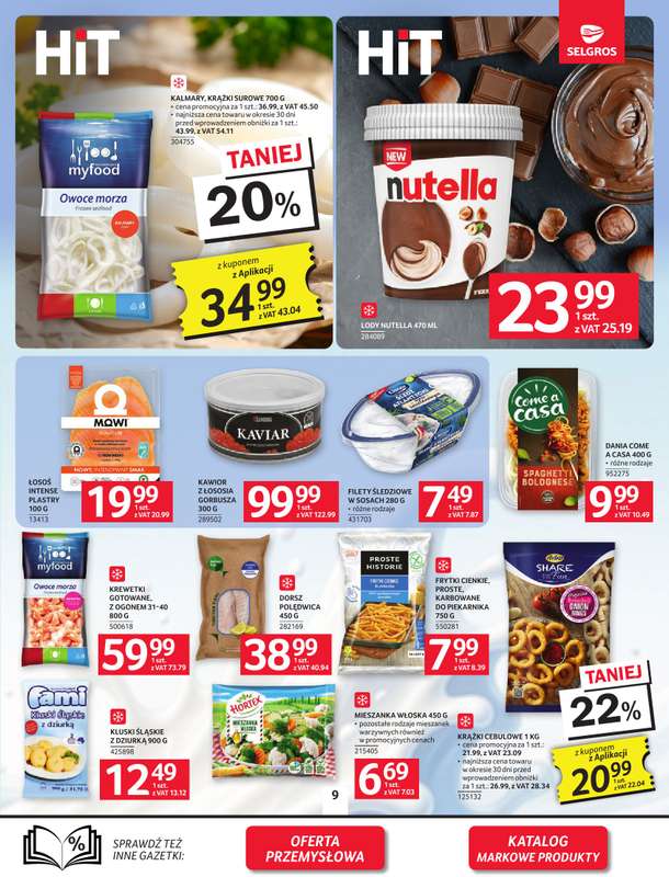 Selgros - gazetka promocyjna Oferta spożywcza od czwartku 22.01 do środy 04.02 - strona 9