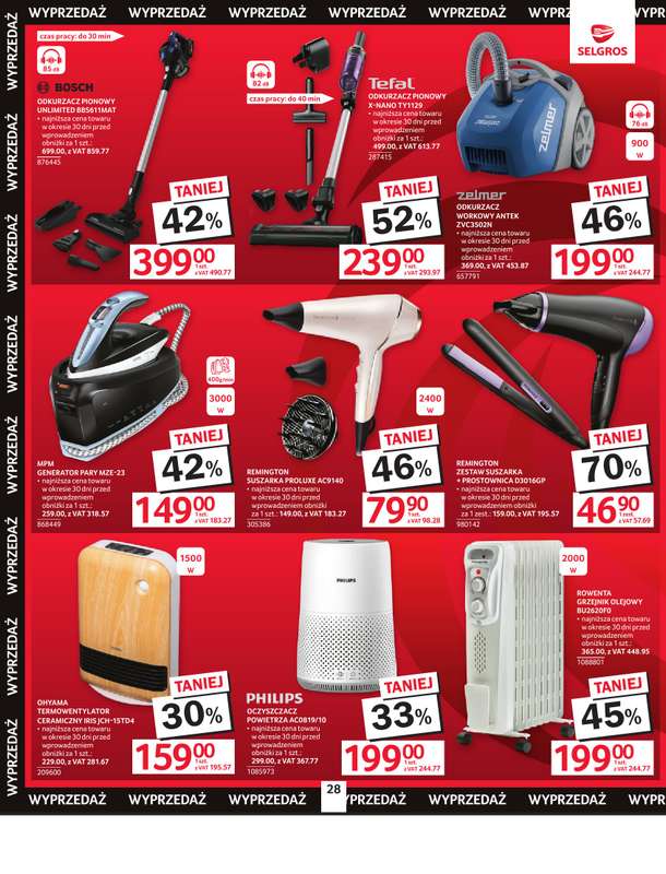 Selgros - gazetka promocyjna Oferta przemysłowa od czwartku 22.01 do środy 04.02 - strona 30