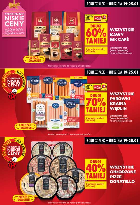 Biedronka - gazetka promocyjna Biedronkowe oszczędności od poniedziałku 19.01 do środy 21.01 - strona 4