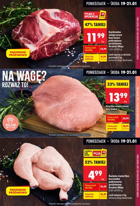 Biedronka - gazetka promocyjna Biedronkowe oszczędności od poniedziałku 19.01 do środy 21.01 - strona 6