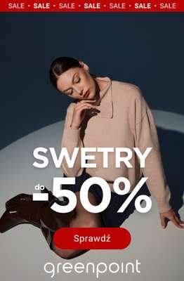 Greenpoint - gazetka promocyjna Swetry i kardigany na wyprzedaży – od 39,99 zł od poniedziałku 19.01 