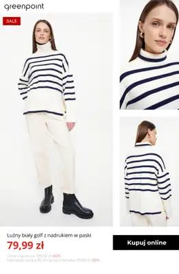 Greenpoint - gazetka promocyjna Swetry i kardigany na wyprzedaży – od 39,99 zł od poniedziałku 19.01  - strona 7
