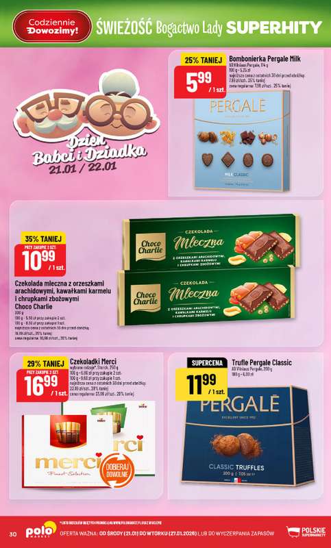 POLOmarket - gazetka promocyjna Gazetka od środy 21.01 do wtorku 27.01 - strona 30