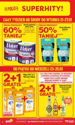 POLOmarket - gazetka promocyjna Gazetka od środy 21.01 do wtorku 27.01 - strona 6