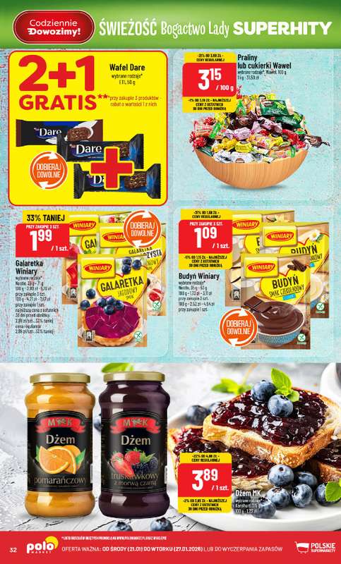 POLOmarket - gazetka promocyjna Gazetka od środy 21.01 do wtorku 27.01 - strona 32