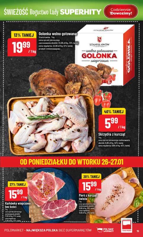 POLOmarket - gazetka promocyjna Gazetka od środy 21.01 do wtorku 27.01 - strona 19