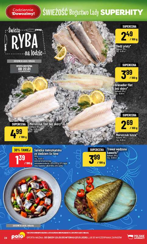 POLOmarket - gazetka promocyjna Gazetka od środy 21.01 do wtorku 27.01 - strona 24