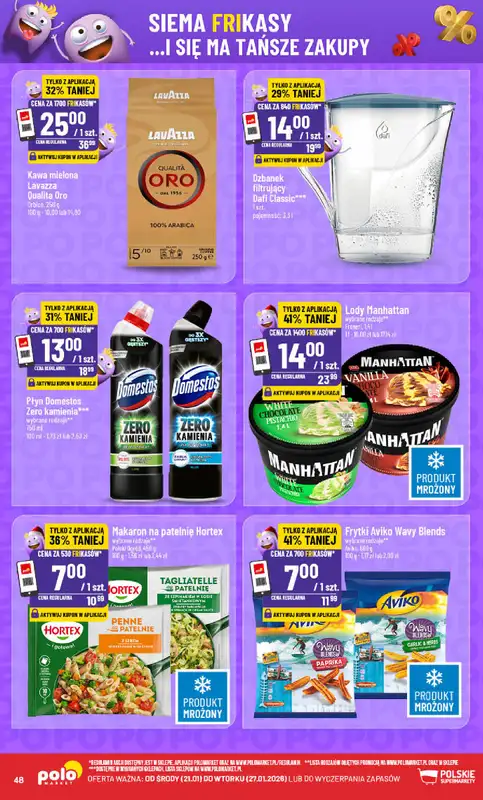 POLOmarket - gazetka promocyjna Gazetka od środy 21.01 do wtorku 27.01 - strona 48