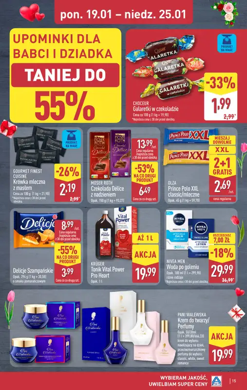 Aldi - gazetka promocyjna Pełny katalog! od poniedziałku 19.01 do niedzieli 25.01 - strona 15