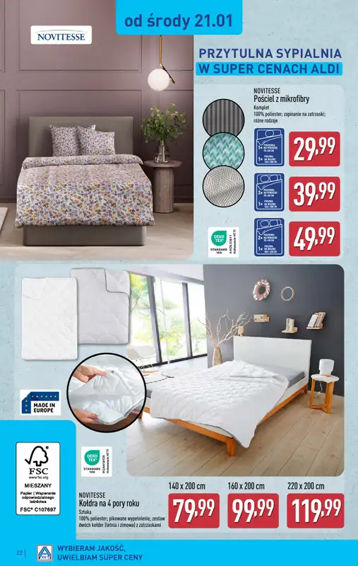 Aldi - gazetka promocyjna Pełny katalog! od poniedziałku 19.01 do niedzieli 25.01 - strona 22