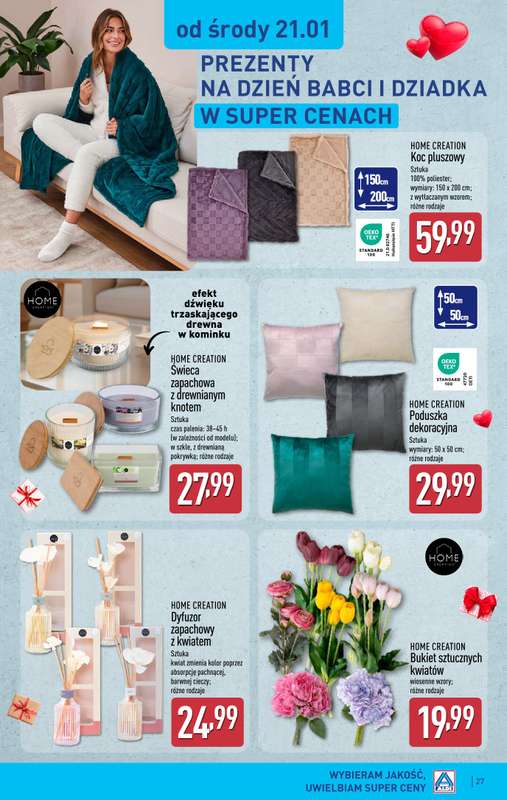 Aldi - gazetka promocyjna Pełny katalog! od poniedziałku 19.01 do niedzieli 25.01 - strona 27