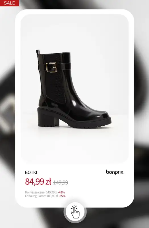 bonprix - gazetka promocyjna NOWOŚCI NA WYPRZEDAŻY od poniedziałku 19.01 do niedzieli 25.01 - strona 9