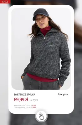 bonprix - gazetka promocyjna NOWOŚCI NA WYPRZEDAŻY od poniedziałku 19.01 do niedzieli 25.01 - strona 17