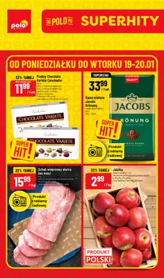 POLOmarket - gazetka promocyjna Super hity od poniedziałku 19.01 do wtorku 20.01