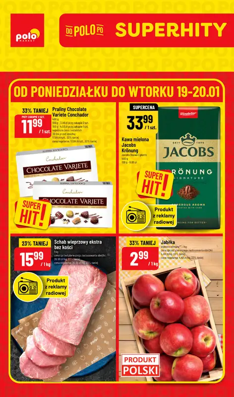 POLOmarket - gazetka promocyjna Super hity  